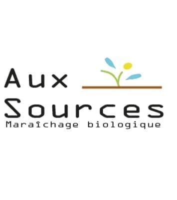 Logo de Aux Sources, vente à la ferme