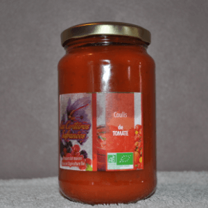 Coulis Tomate Origan - Pot en verre rond